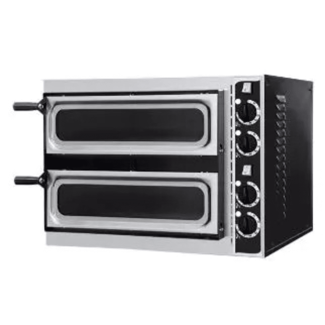 תנור פיצה דו תאי 40X40 ס"מ PRISMA