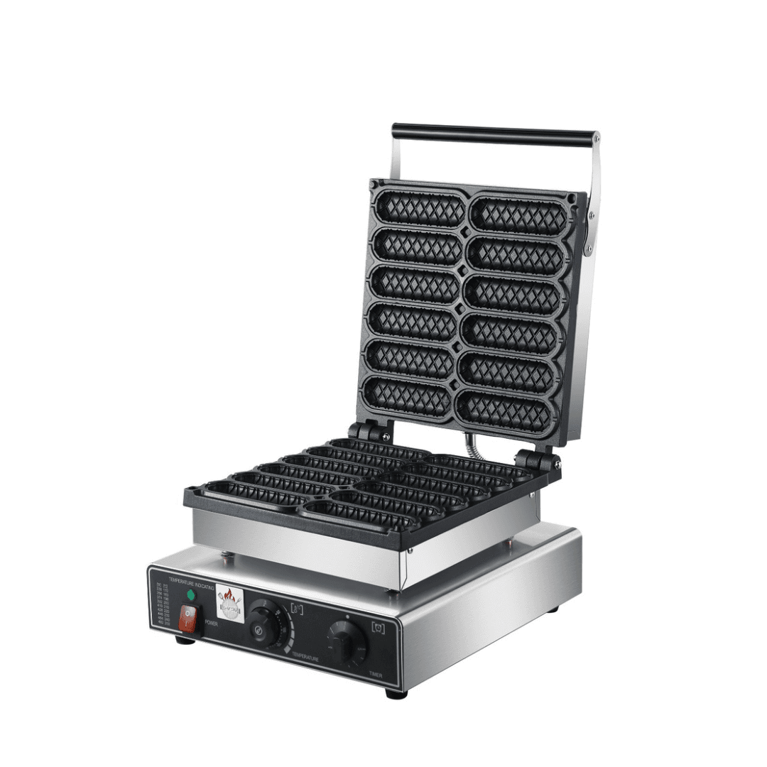 מכשיר וופל בלגי 12 מקלות עגולים