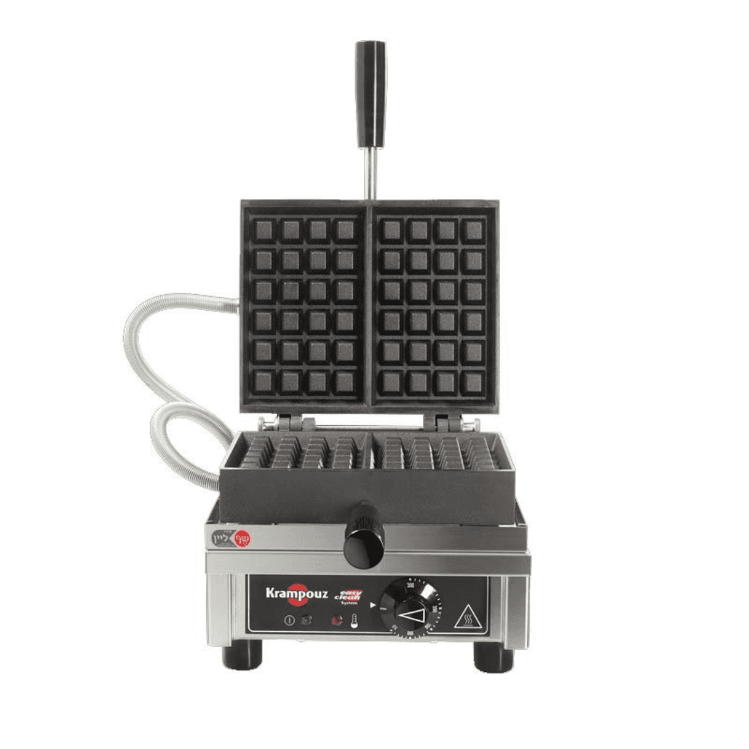 מכשיר להכנת וופל בלגי מרובע KRAMPOUZ